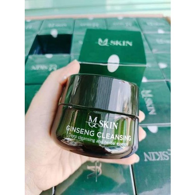 Bột Rửa Mặt Nhân Sâm MQ giúp da sáng mịn,loại bỏ bã nhờn + tặng body
