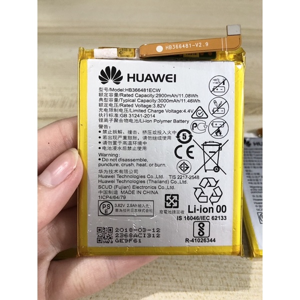 Pin Huawei Nova 3e / Y7 Pro 2018 / Y6 Prime 2018  Zin Hàng Cao Cấp.