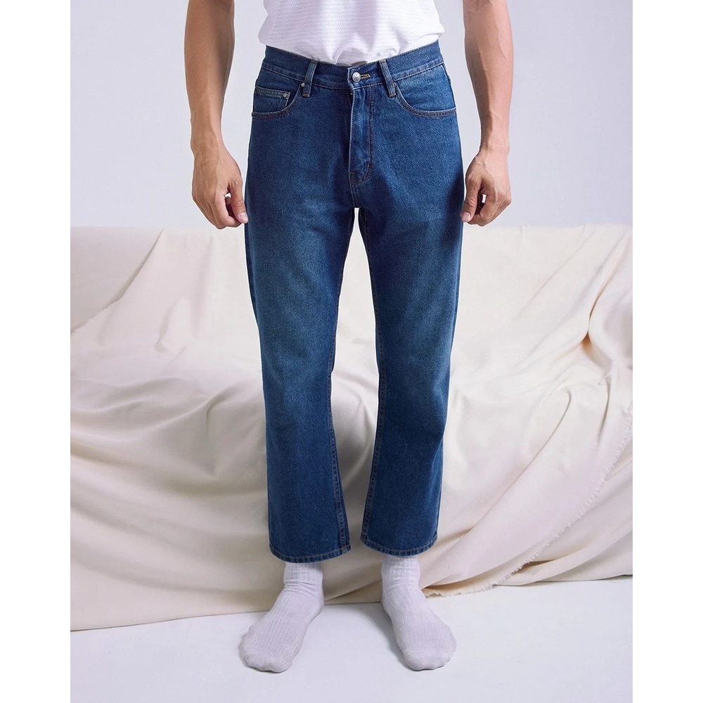 Quần jean nam BEN &amp; TOD 22009 trơn đơn giản, co giãn 4 chiều, cao cấp, dày dặn