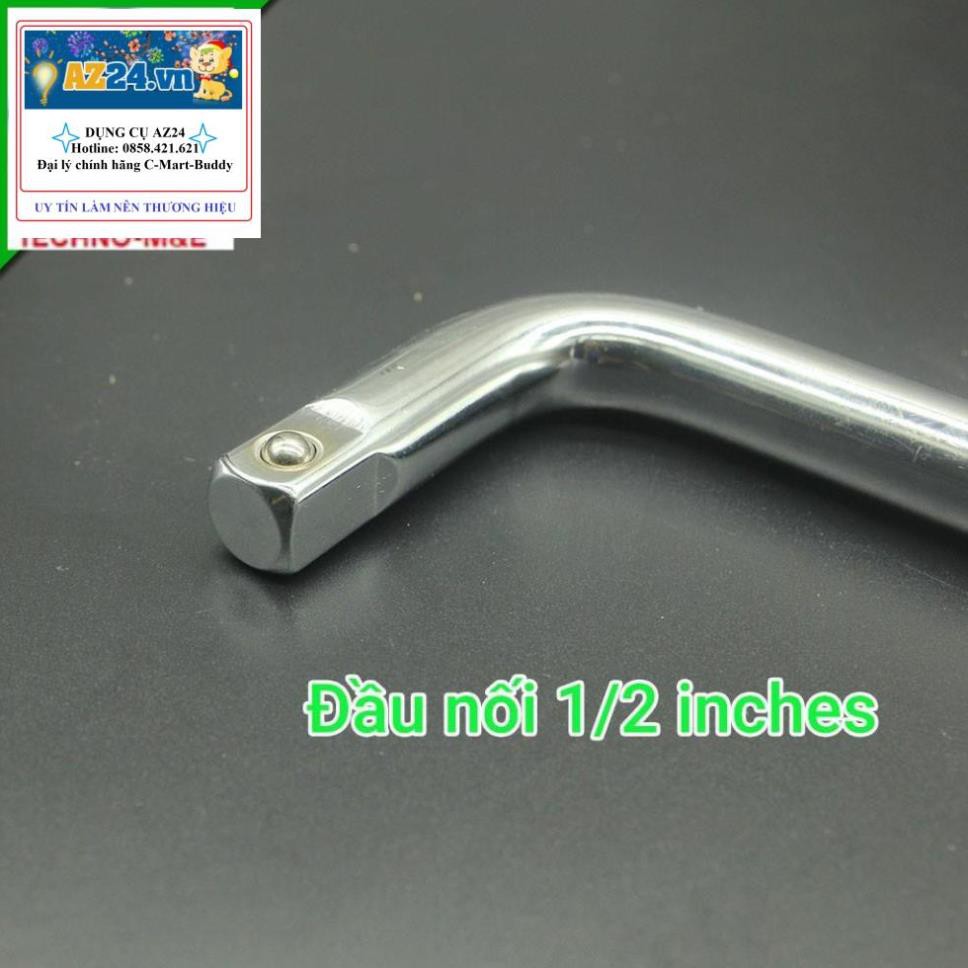 Tay vặn, cần vặn đầu tuýp, đầu khẩu chữ L 1/2" 300mm/12" C-MART F0032-12   RẺ NHẤT THỊ TRƯỜNG