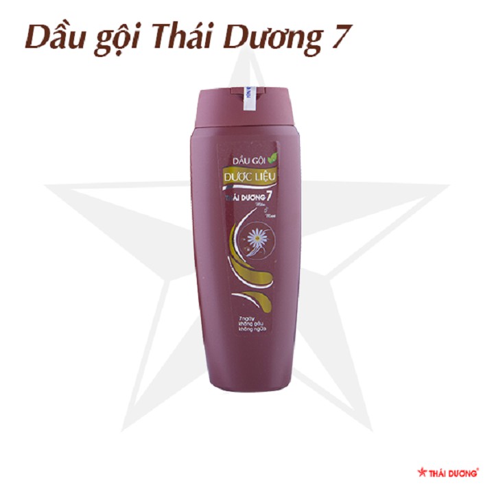 Dầu Gội Dược Liệu Thái Dương 7 - Dầu Gội Ngăn ngừa gàu, Nấm, Rụng Tóc, Giúp Tóc Luôn mềm mại
