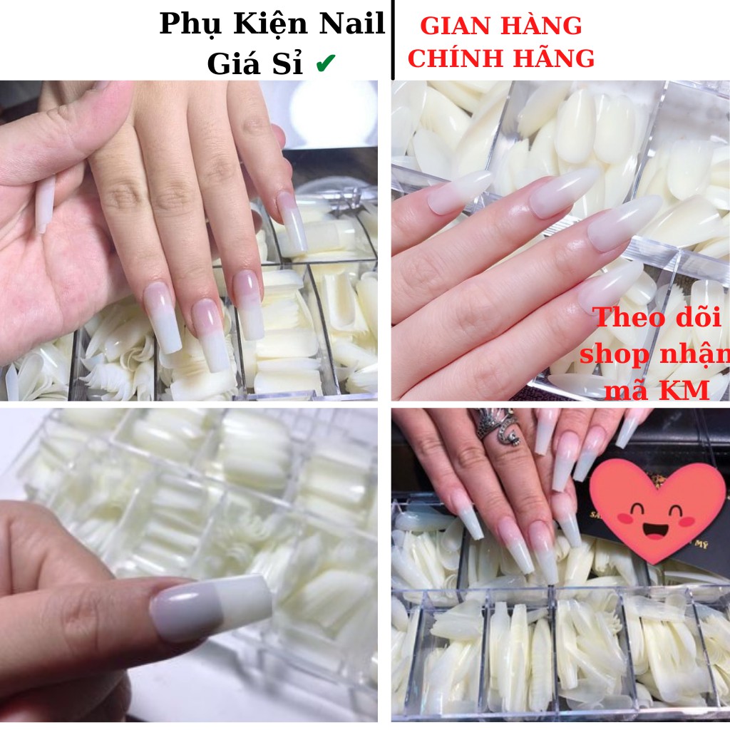 Móng up tay HSM các fom: thang, vuông, nhọn
