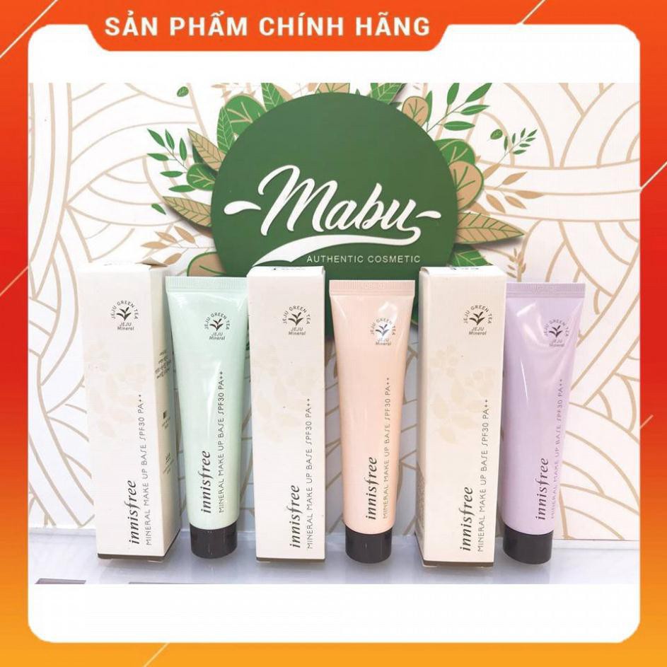 trieuphan89 TCCN [CHÍNH HÃNG] Kem Lót 4 Trong 1 Innisfree Mineral Make Up Base SPF30/PA++ 40ml trieuphan89 | BigBuy360 - bigbuy360.vn
