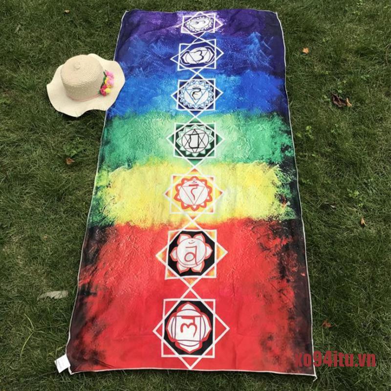 Thảm Tập Yoga / Đi Biển Họa Tiết Mandala