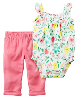 Bộ bodysuit và quần Carter