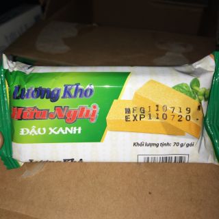 Lương khô hương đậu xanh Hữu Nghị gói 70g