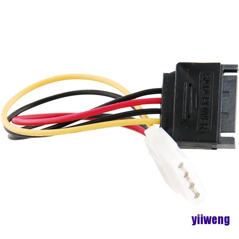 Cáp Chuyển Đổi Sata Sang Molex 6-inch