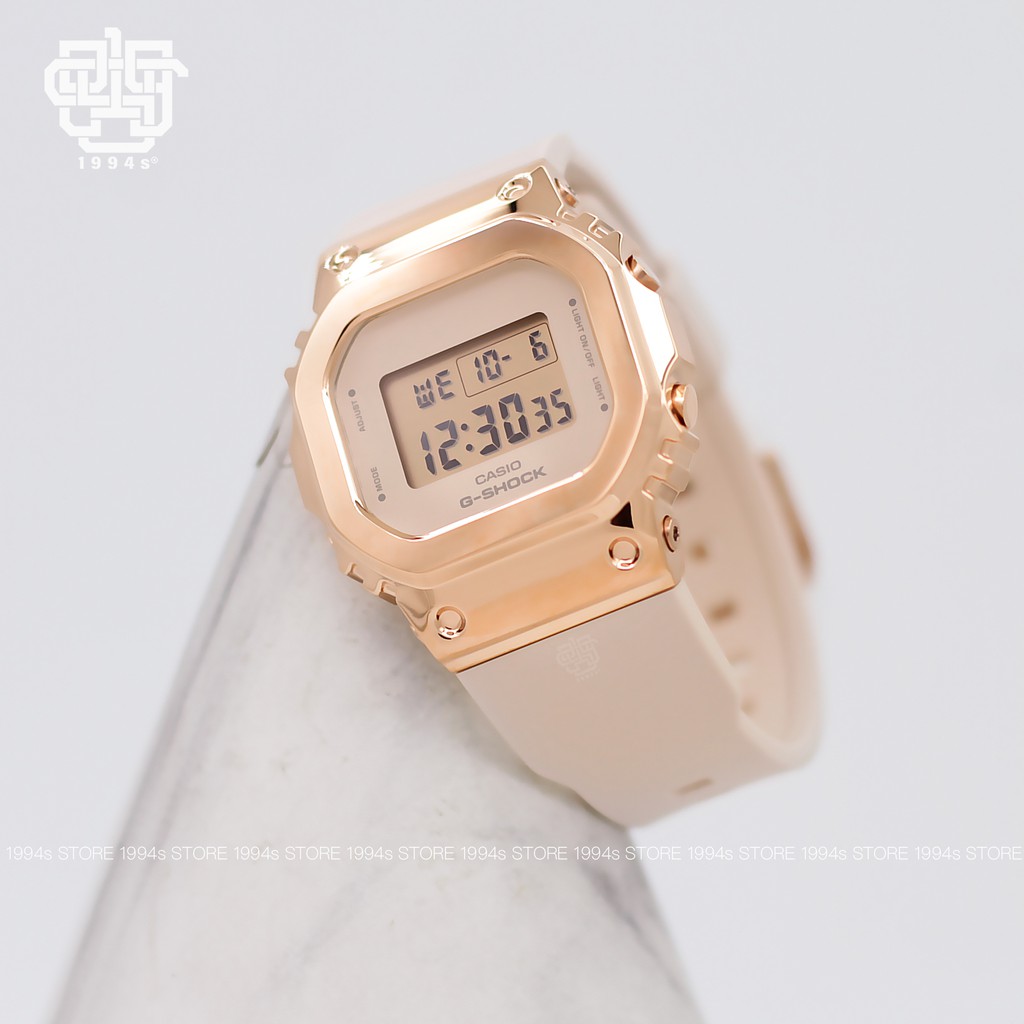 Đồng hồ nữ Casio G-Shock GM-S5600PG-1 / GM-S5600PG-4 chống va đập, chống nước 200m, size 38mm, hàng chính hãng