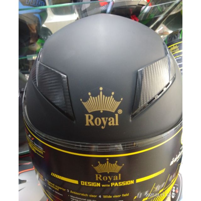 Thông gió mũ bảo hiểm Royal M138/M168