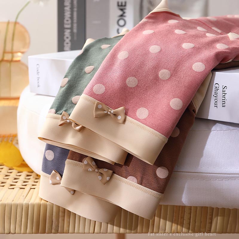 Quần lót ZXYOUPING in hình lưng vừa size lớn XL-3XL cho nữ