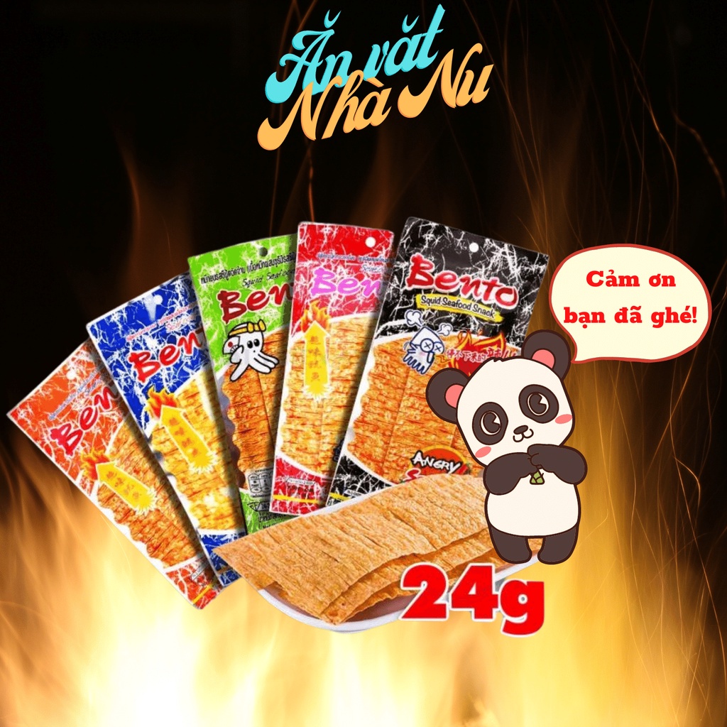 Bento hải sản tẩm gia vị thái lan siêu ngon, nhập khẩu chính hãng, gói 24g