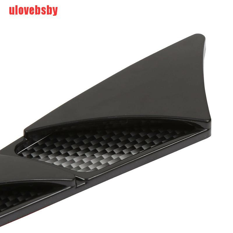 [ulovebsby]Pair ABS Universal Car Simulation Hood Vent Decor Sporty Side Air Flow Sticker