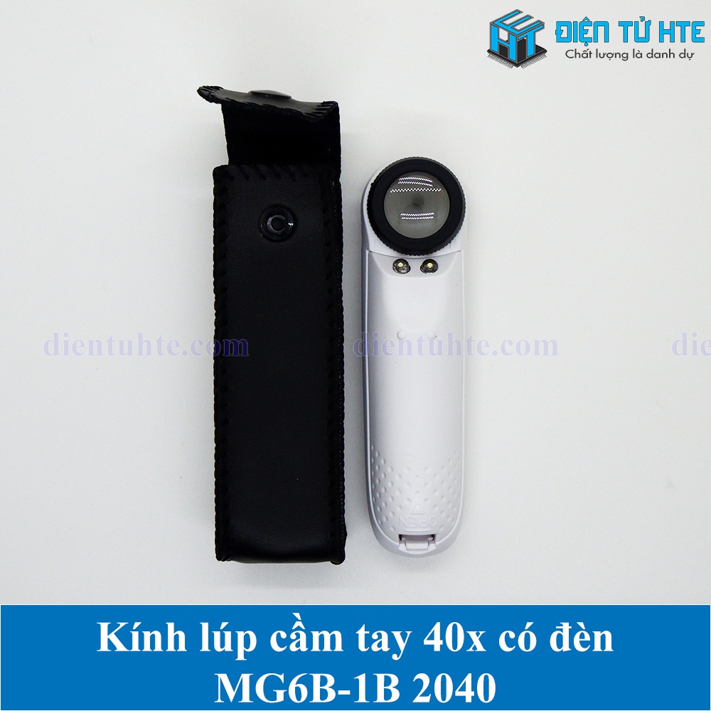 Kính lúp cầm tay 40x có đèn MG6B-1B 2040