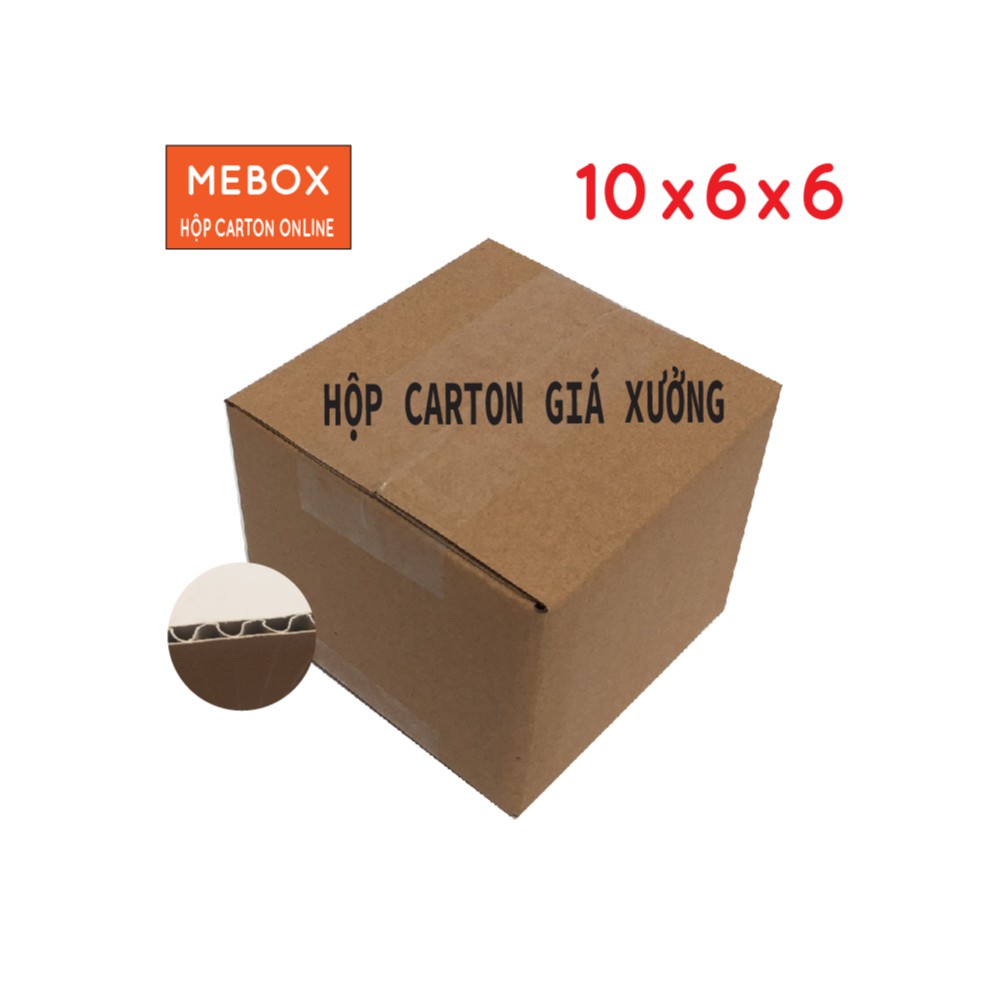 Hộp carton 10x6x6