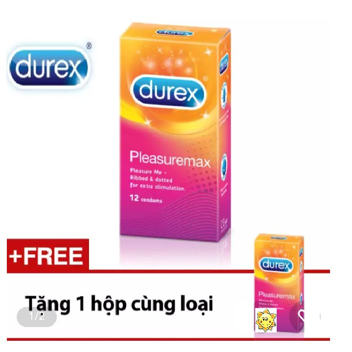 [bcs gai] Bao cao su Durex Pleasuremax