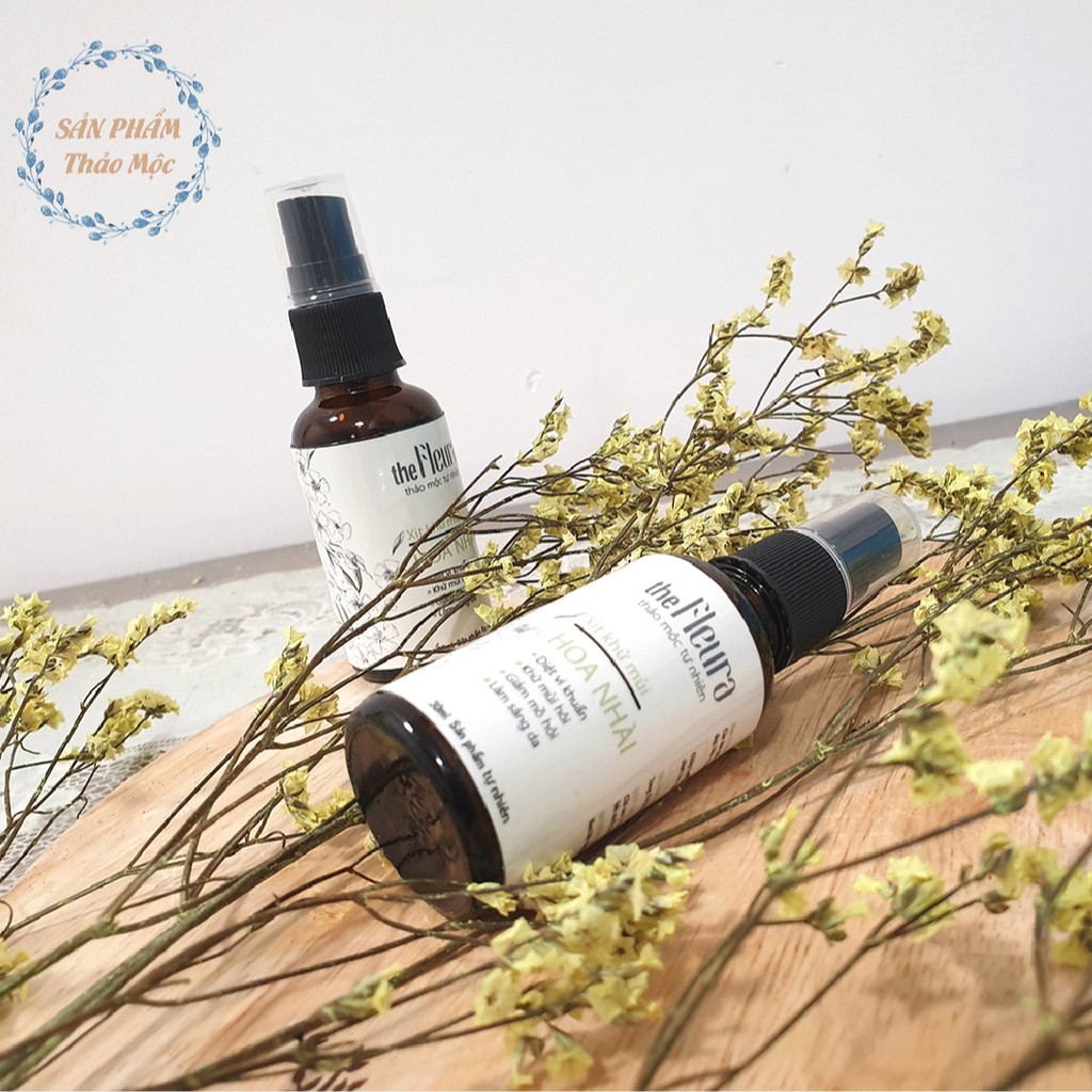 COMBO 2 Chai HOA NHÀI Thảo Mộc Xịt Khử Mùi Hôi Nách, Loại Bỏ Mùi Hôi Nách và Mồ Hôi