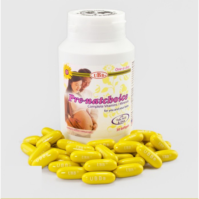 Pre-Natchoice UBB- Hỗ trợ bổ sung vitamin và khoáng chất cho bà bầu