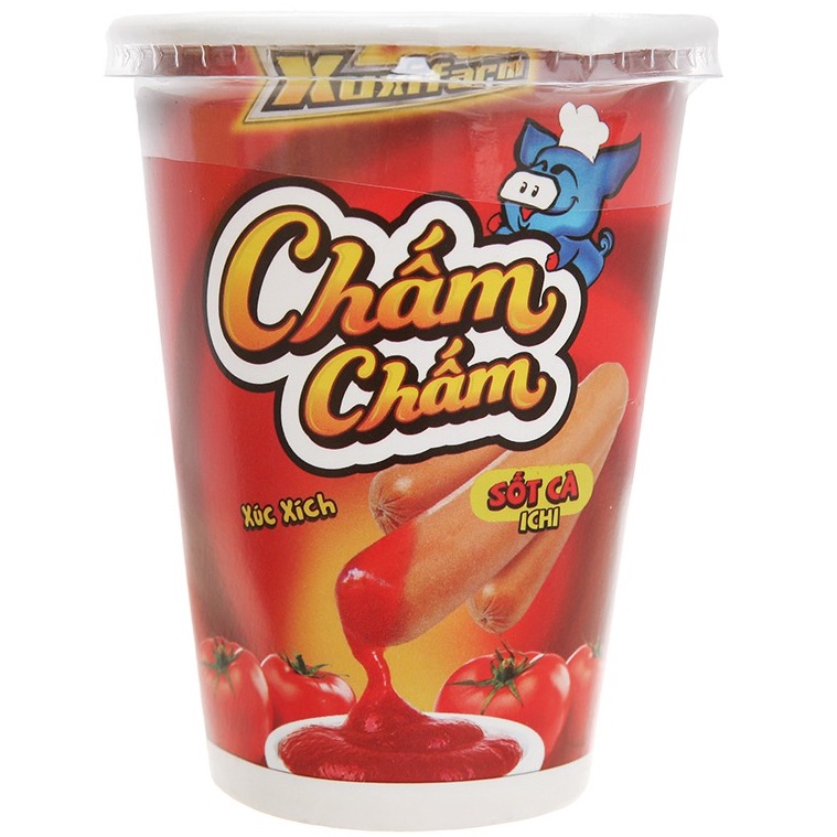 Xúc xích Xuxifarm Chấm Chấm sốt cà ICHI hương vị độc đáo (đủ 2 vị best seller)