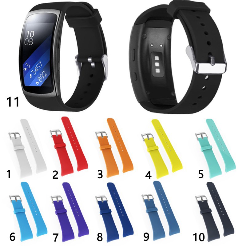 Dây đeo silicon cho đồng hồ thông minh Samsung Gear Fit 2 Pro SM-R365/Fit 2 SM-R360