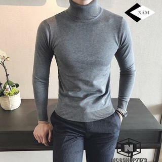 Áo len nam cổ lọ phong cách hàn quốc