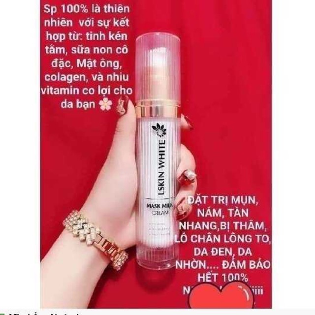 Ủ KÉN TẰM LSKIN WHITE Cho làn da trắng hồng tự nhiên k cần chăm sóc thường xuyên - Nhập khẩu Hàn Quốc