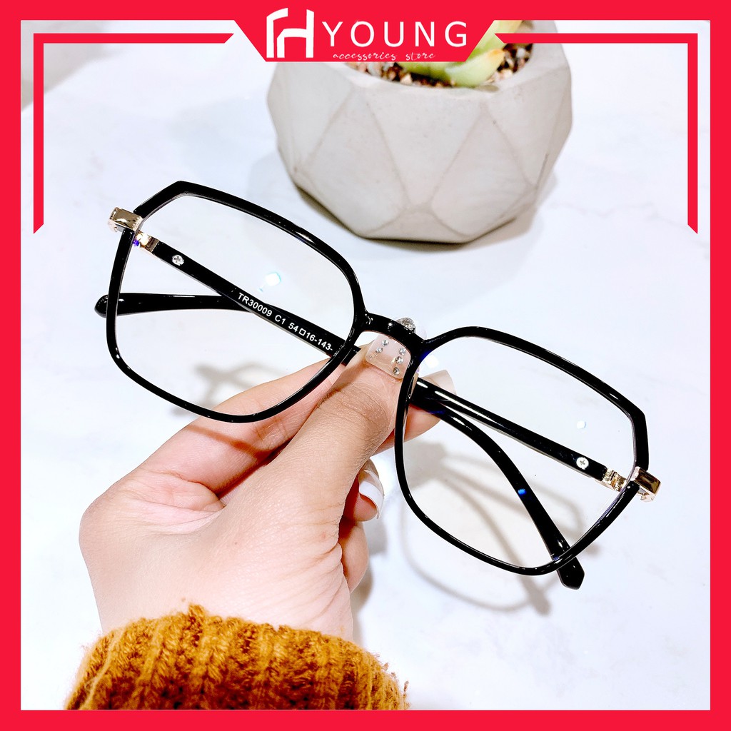 Gọng kính cận thời trang mắt đa giác TH30009 - Kính mắt giả cận thời trang Hàn Quốc | BigBuy360 - bigbuy360.vn