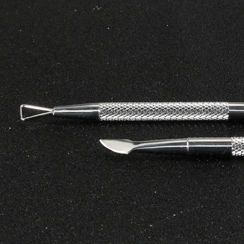 Cây tam giác đẩy phá gel 2 đầu inox xịn xò