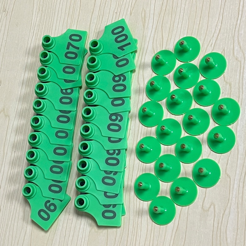 Combo 50pcs thẻ đeo tai cho lợn, thẻ tai heo, bò, dê, thẻ đeo tai cho chăn nuôi gia súc, thẻ tai heo nhập khẩu