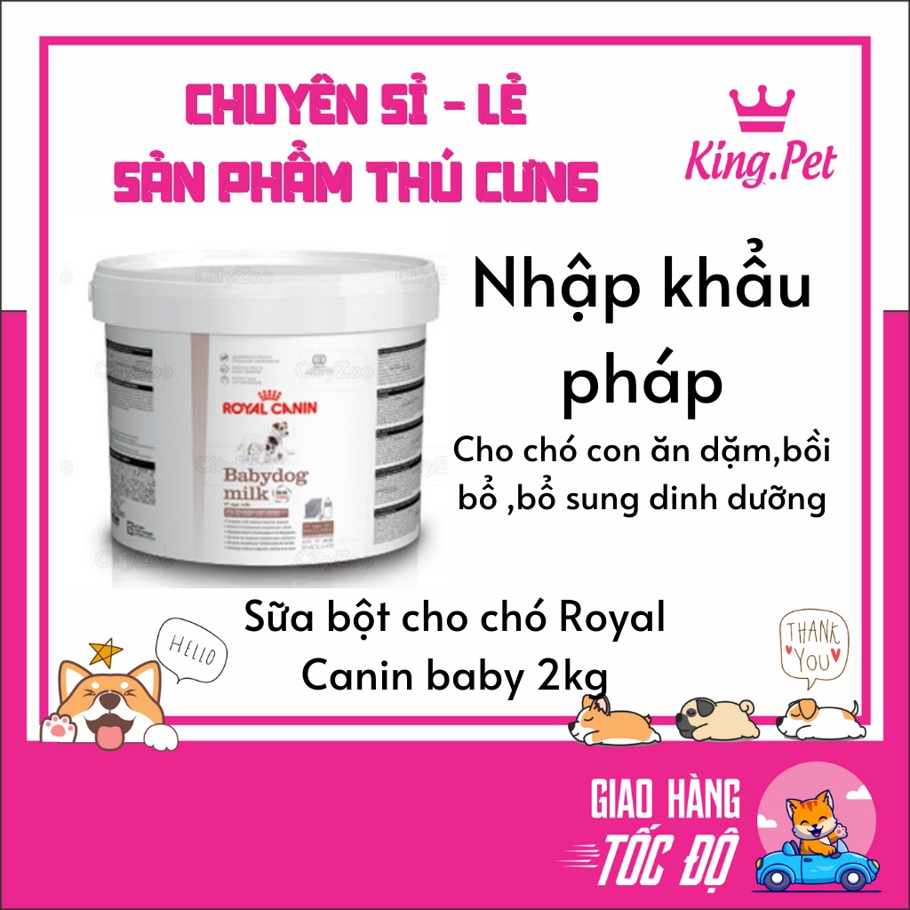 Sữa bột cho chó Royal Canin baby 2kg