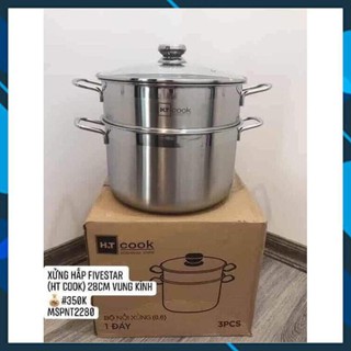 nồi hấp HT cook size 28 dùng được bếp từ
