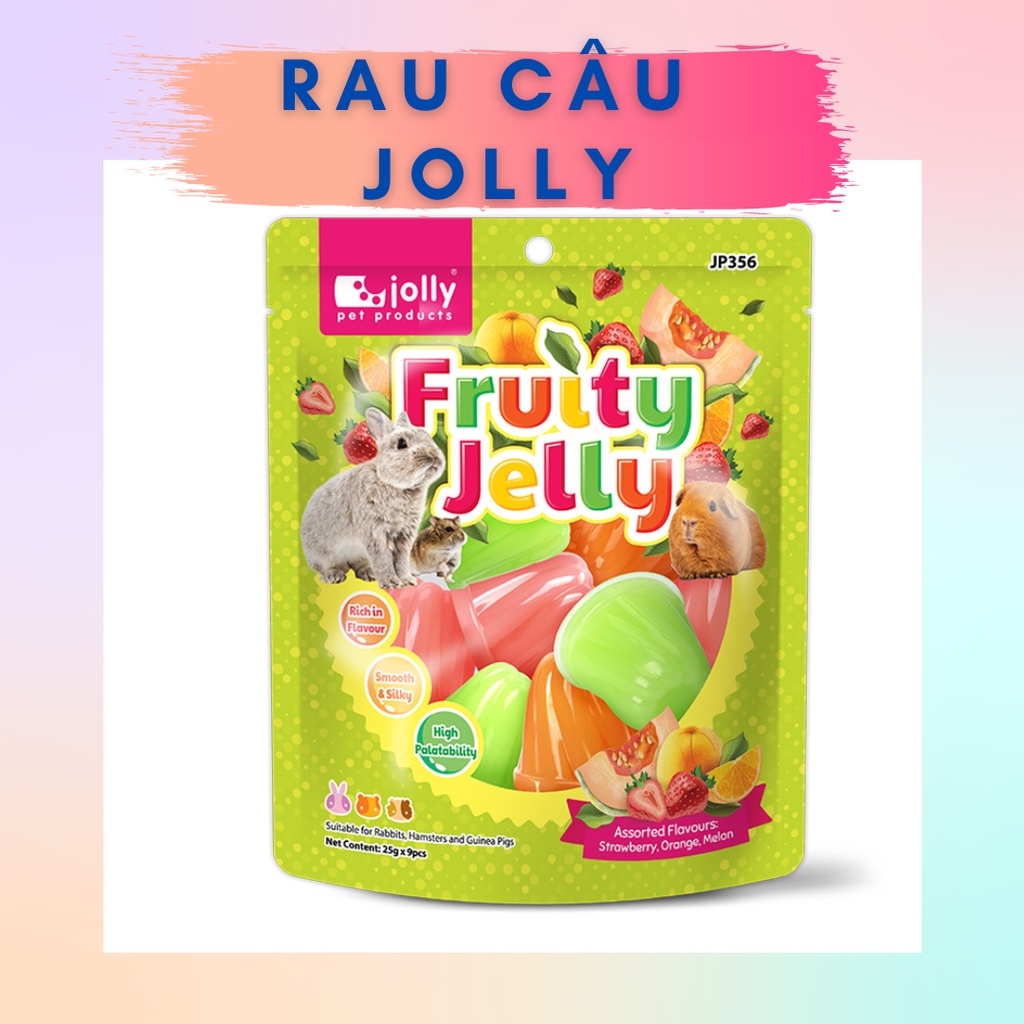 Rau câu trái cây bổ sung chất cho Hamster, Thỏ, Bọ Ú