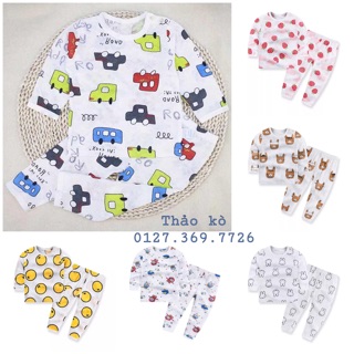Combo 3 bộ cotton lưới chỉ 200k