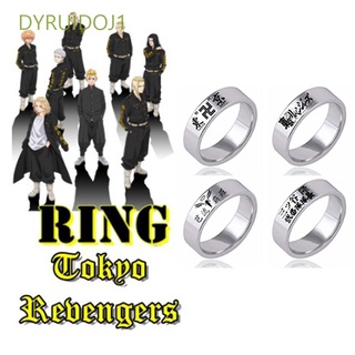 Vòng cổ mặt nhẫn khắc hình Kurokawa bằng thép không gỉ phong cách anime Tokyo Revenger Izana cho nam và nữ DYRUIDOJ1