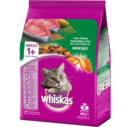 Gói Hạt Dùng Thử Whiskas Mèo Con Mèo Lớn Vị Cá Biển Và Sữa 50G - Bobo Pet Shop Hà Nội