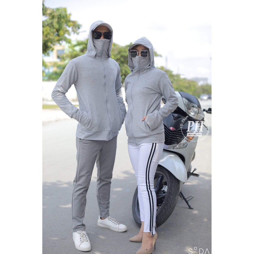 Áo Khoác Chống Năng Nam Nữ Thời Trang. Áo khoặc cặp đôi thời trang cao cấp Kèm Khẩu Trang , 6 Túi Tiện Lợi | BigBuy360 - bigbuy360.vn