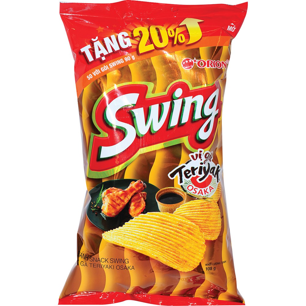 Snack Swing gà teriyaki/ Bò bít tết 90~108g