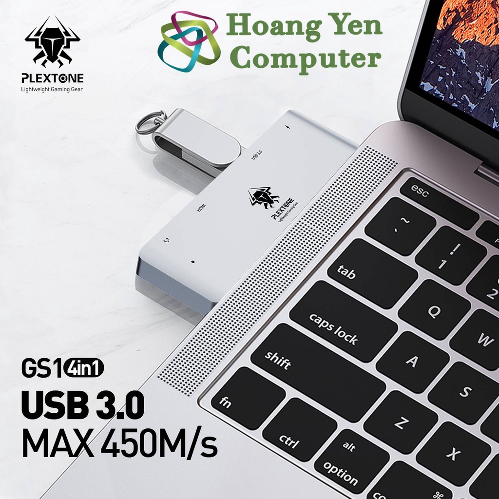 Hub Type C ra HDMI + USB 3.0 + Type C Sạc Cho laptop táo,Smartphone-Hoàng Yến Computer