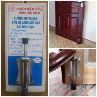Combo 4 chân hãm cửa inox 304 chính hãng HL Smart