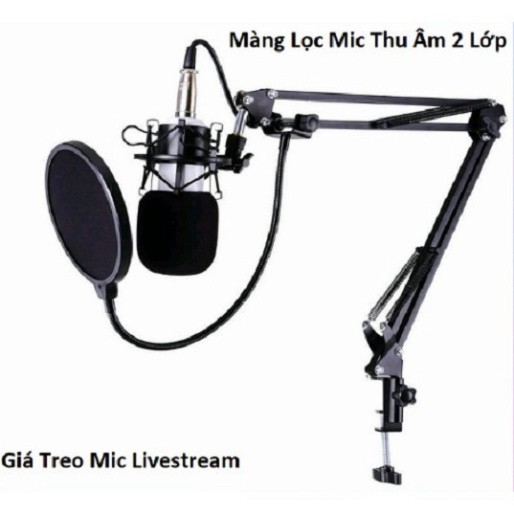 Chân đế kẹp bàn gắn mic thu âm Microphone NB-35