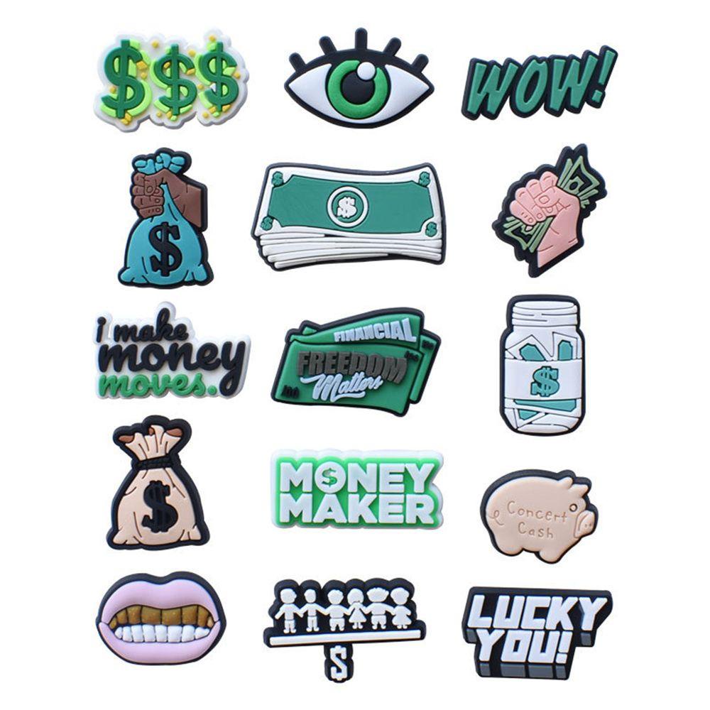 .N Vòng Đeo Tay Charms Bằng PVC Hình Giày Dễ Thương Trang Trí Cho Thanh Thiếu Niên / Trẻ Em / Người Lớn