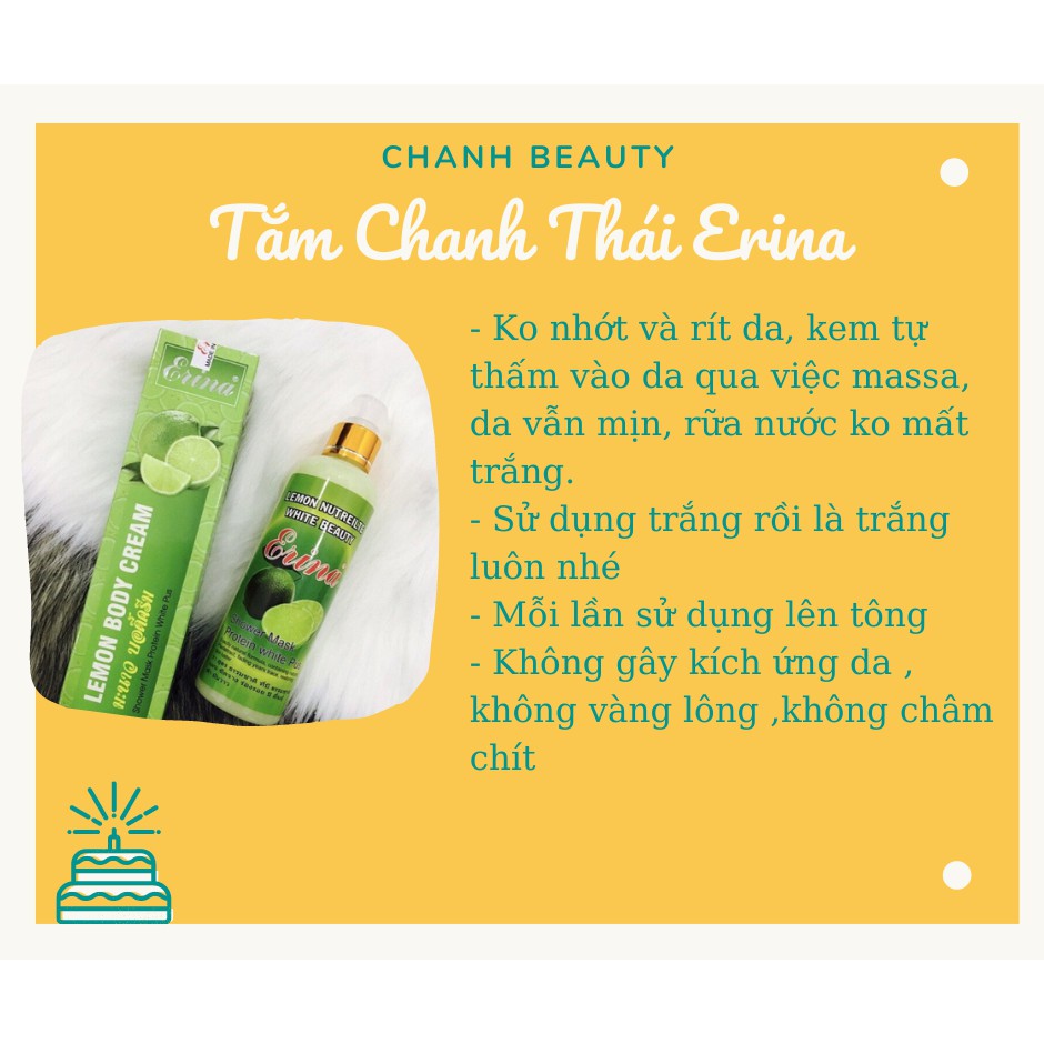 Sữa Tắm Chanh Erina Thái Lan 300ml