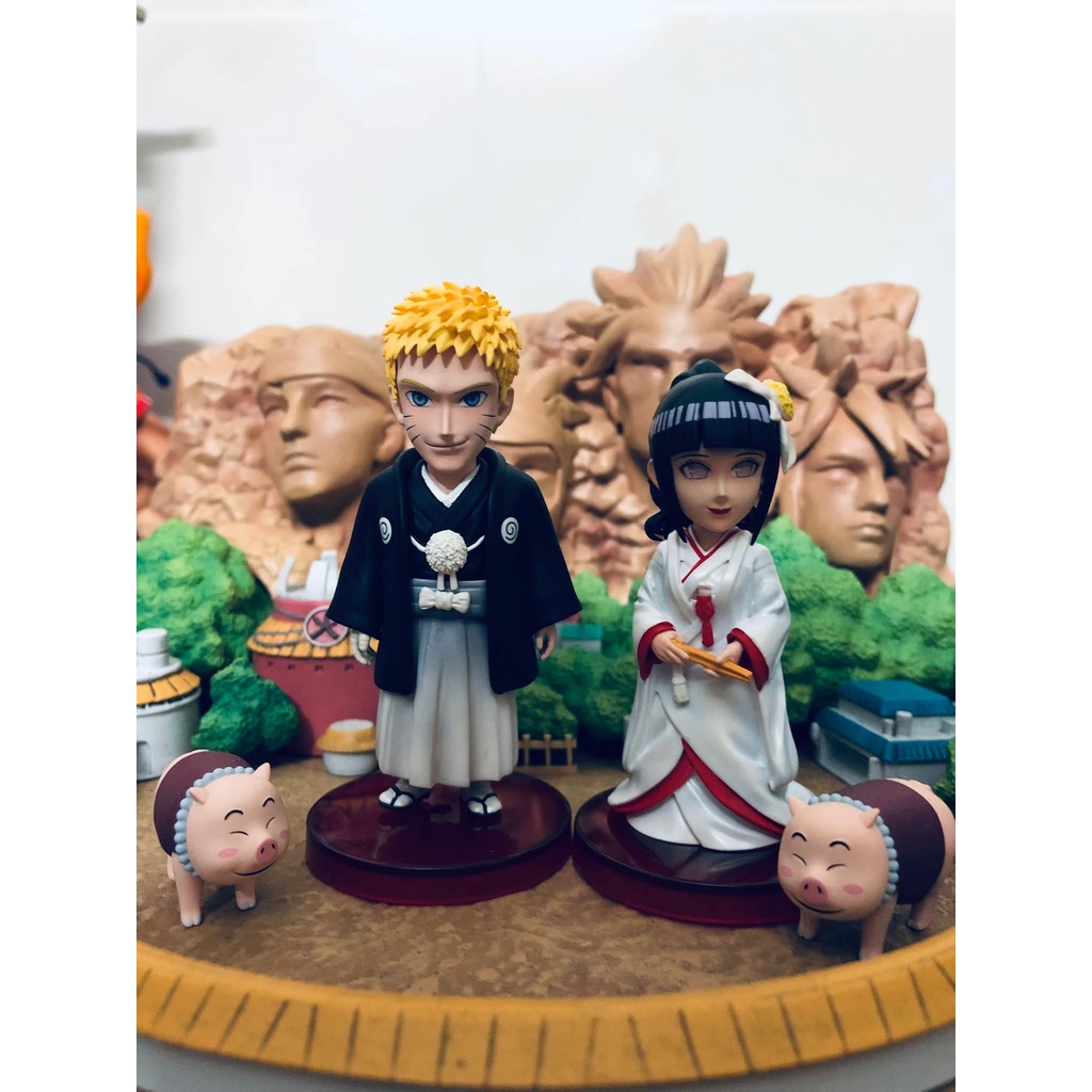 Mô hình Naruto Resin chính hãng - Naruto & Hinata Wedding