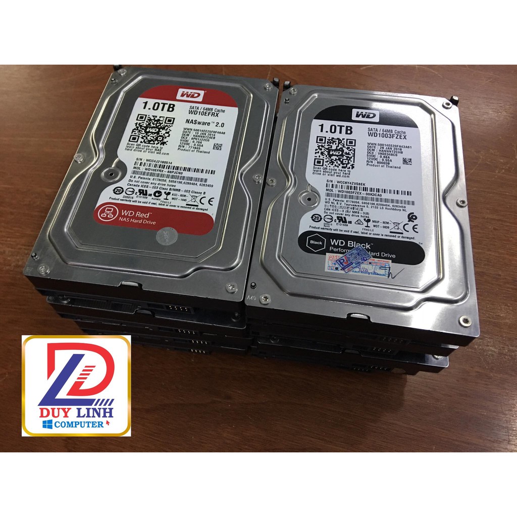 Ổ Cứng HDD 1T Western Black,Red chuyên dùng cho sever chạy 24/24