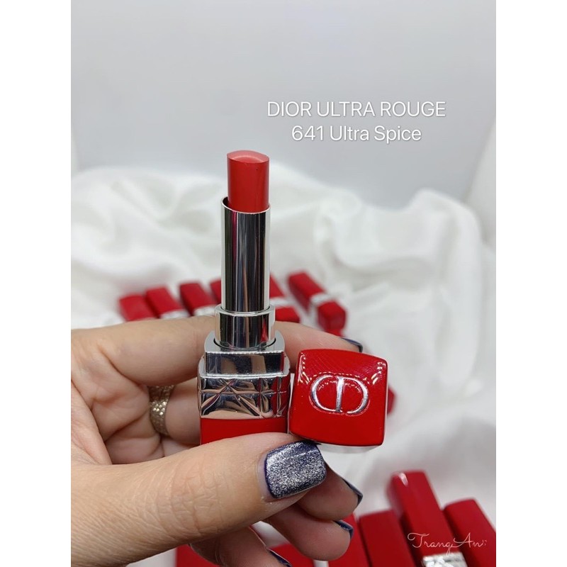 Son Dior 641 Ultra Spice (Đỏ Nâu)– Ultra Rouge Vỏ Đỏ