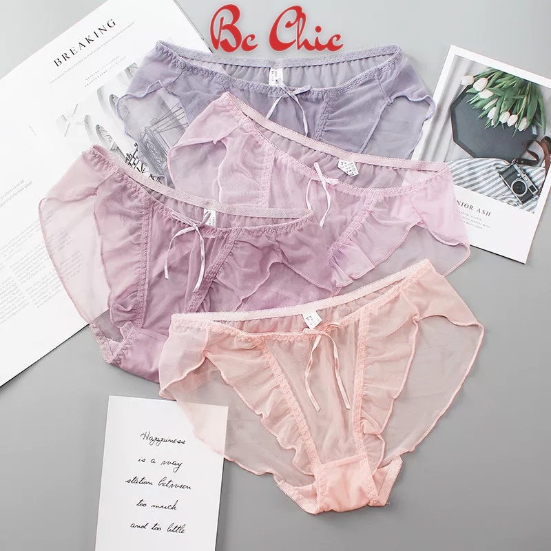 COMBO 5 Quần Voan xuyên thấu mềm mịn Cao Cấp 0346 BC_CHIC LINGERIE