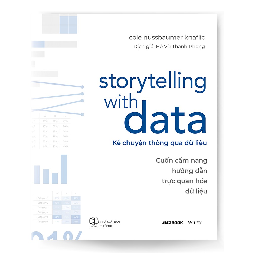 Sách - Storytelling with Data - Kể chuyện thông qua dữ liệu - Cuốn cẩm nang hướng dẫn trực quan hoá dữ liệu