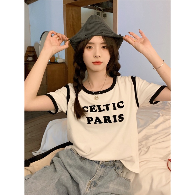 Áo Thun Tay Ngắn Dáng Ôm Thời Trang Cho Nữ