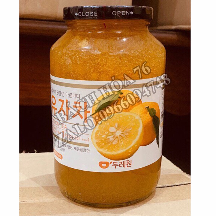 Mật ong chanh hàn quốc đào ngon hủ 1kg cao cấp Bách Hoa 76 | BigBuy360 - bigbuy360.vn