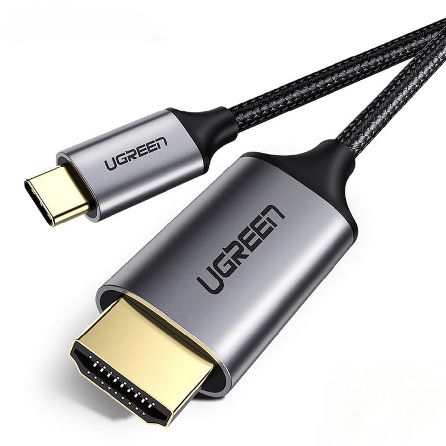 Cáp chuyển USB C sang HDMI dài 1,5-2m cao cấp hỗ trợ 4K 2K UGREEN MM142 50570 MM141 50530