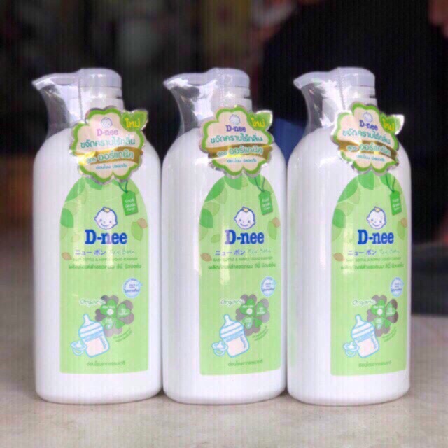 Nước rửa bình sữa Dnee dạng chai 620ml